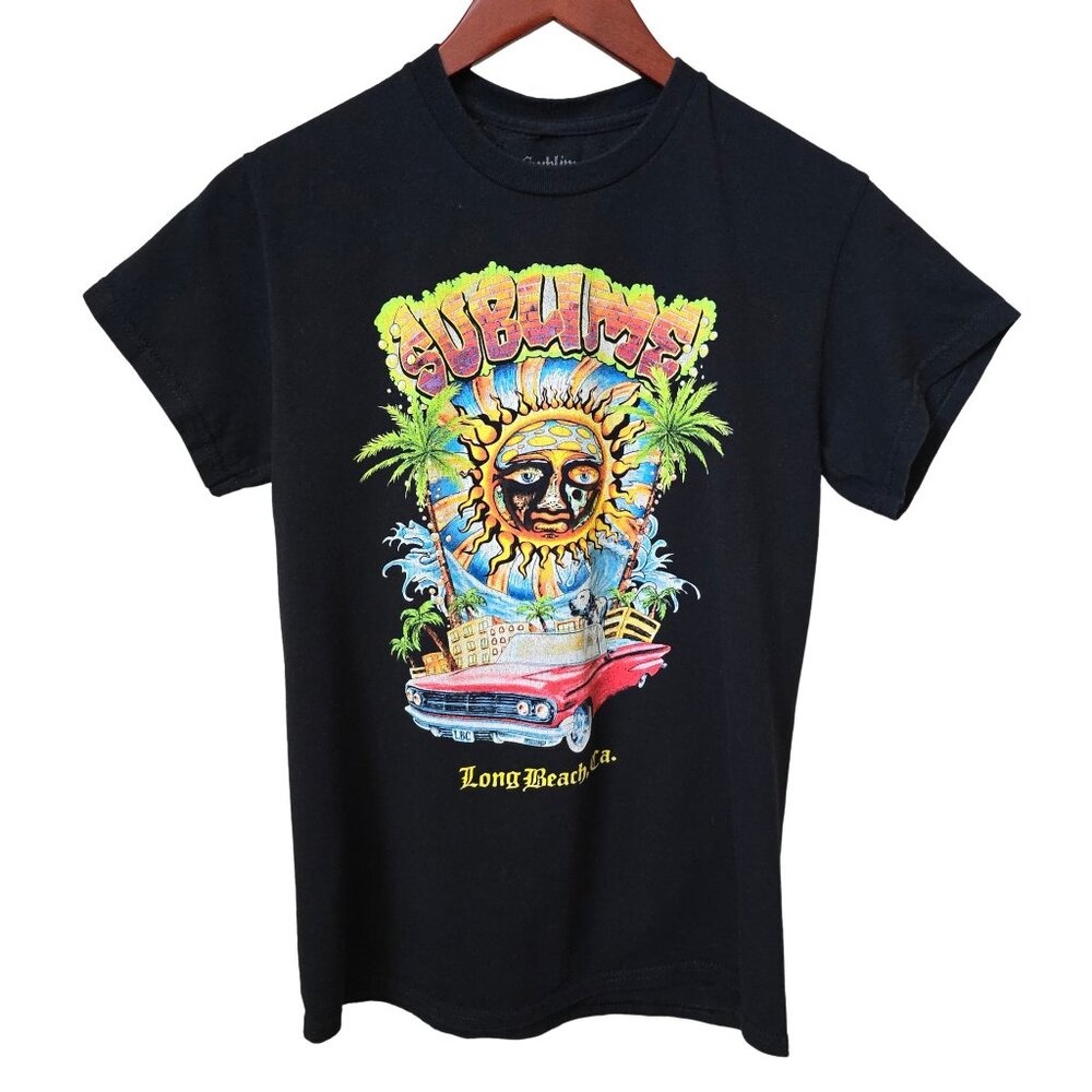 Sublime Sun Logo Low Rider Graphic Band Tee Shirt